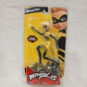 Playmates Toys 5" Miraculous Queen Bee Chloe Bourgeois Action Figure ZAG Heroez